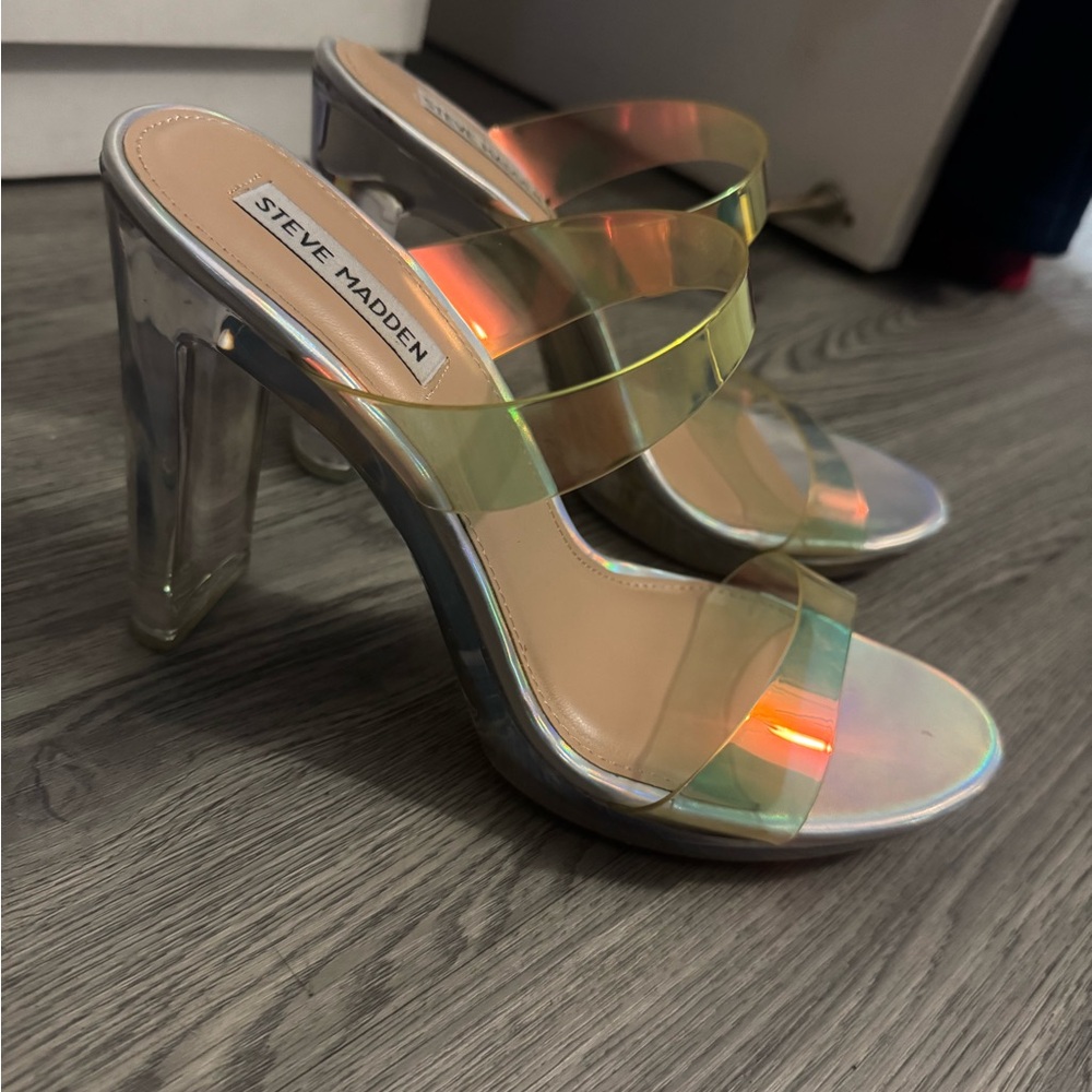 Steve Madden Women's Multicolor Iridescent Heels